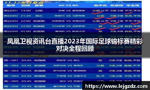 凤凰卫视资讯台直播2023年国际足球锦标赛精彩对决全程回顾